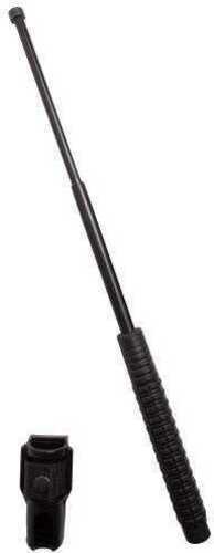 Caliber Gourmet Uzi Expandable Baton 21" Long Expanded 8.25" Closed Rubber Grip Black UZI-EXB-21H