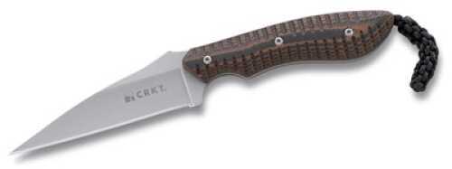 Columbia River Knife & Tool Razor Edge S.P.E.W 3" Fixed Blade Plain 5Cr15MoV/Bead Blast Black Zyte