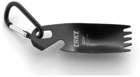 Columbia River Knife & Tool Iota Multi-Tool 3.2" 2CR13/Black Spoon Fork Can/Bottle Opener Stainless Steel 9085K
