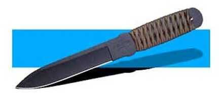 Cold Steel True Flight Thrower Fixed Blade Knife 1055 Carbon/Black Plain Drop Point Cordura Sheath 6" Paracord Box 80TFT