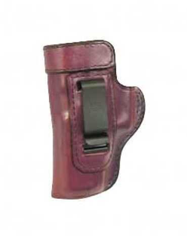 Don Hume H715M Clip-On Holster Inside The Pant Fits Glock 17/31 Right Hand Brown Leather J167100R
