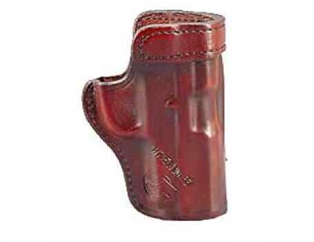 Don Hume H715M Clip-On Holster Inside The Pant Fits Glock 19 Left Hand Brown Leather J168036L
