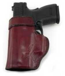 Don Hume H715M Clip-On Holster Inside The Pant Fits XD Compact With 3" Barrel Right Hand Brown Leather J168418R