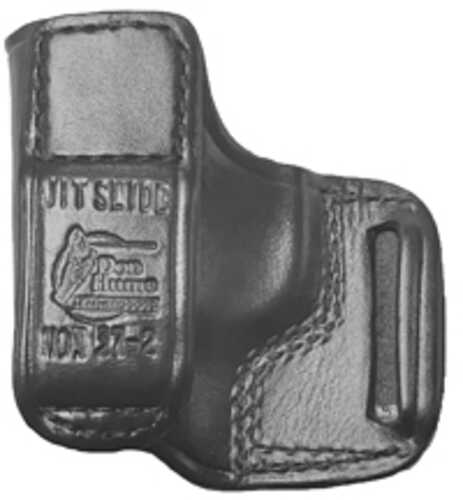 Don Hume Jit Slide Holster Outside Waistband Fits Ruger Lcp Ii And Max Right Hand Leather Black J95501