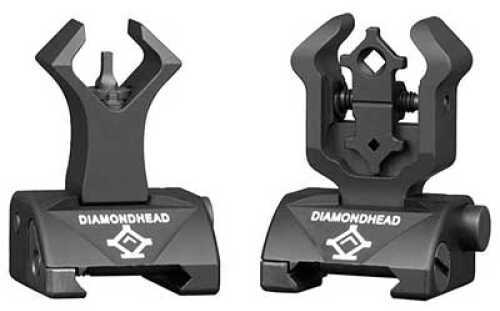 AR-15 Diamondhead USA Inc. Sight Integrated Sighting System (I.S.S.) Picatinny Black Front/Rear Flip