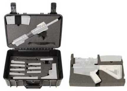 DRd Rifle Case Black Hard Fits 16" AR 4-30Rd Mags Suppressor Optic for Glock 9-Hicap Glk And 3-33Rd