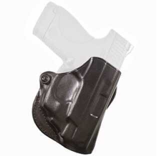 Desantis 019 Mini Scabbard Belt Holster Right Hand Black S&W Shield Leather W/ Crimson Trace Laserguard 019Bah9Z0
