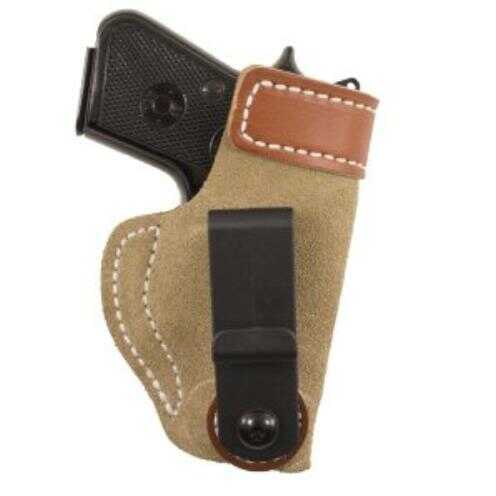Desantis Gunhide 106Nay8Z0 Sof-Tuck Natural Suede/Leather IWB Fits Glock 42 Right Hand
