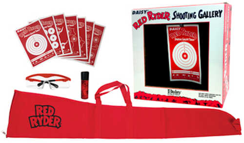 Daisy Red Ryder Starter Kit BB Includes Red Ryder Gun Sleeve Shooting Glasses 350 BBs Red Ryder Shooting Game and Red Ry