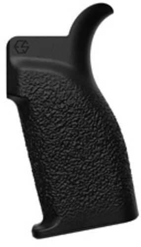 Edgar Sherman Design Granite Grip with Beavertail Fine Texture Fits AR Platform Matte Finish Black ESD-GRANITE-B-F-BLK