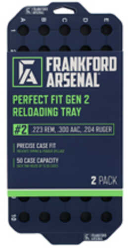 Frankford Arsenal Perfect Fit Tray Style 5 Reloading Fits 308/6.5 Creedmoor Blue 2 Trays are Inlcuded