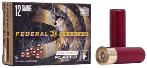 Federal Premium Vital Shok 12 Gauge 3" 3 Buck 1 1/2oz Buckshot 10 Pellets 5 Round Box P158000