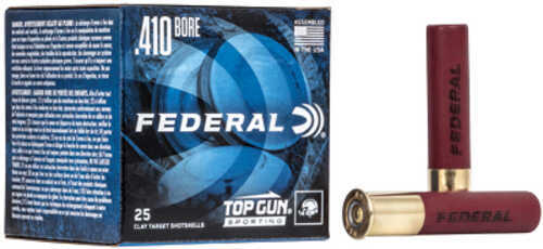 Federal Top Gun Sporting 410 Bore 2.5" #8 1/2 oz 25 Round Box 1 330 FPS TGS412148