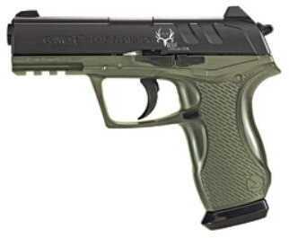 Gamo C-15 Bone Collector Blowback Air Pistol 177 BB/Pellet Green Finish Synethic Stock 8x2 Double Magazine Fixed Sights