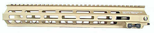 Geissele Automatics 05285S Super Modular Rail MK8 13.50" M-LOK, Desert Dirt Aluminum For AR Platform, Barrel Nut Include