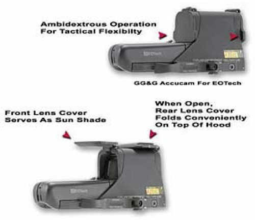 GG&G, Inc. 1275 ScopeCover EOTech 512/552 Flip Lens Cover Black GGG-1275