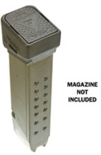 Ghost Inc. Mother of All Baseplates LoViz Mag Extension +4 Rounds of 9MM or 3 Rounds of 40 Matte Finish Black Fits Glock