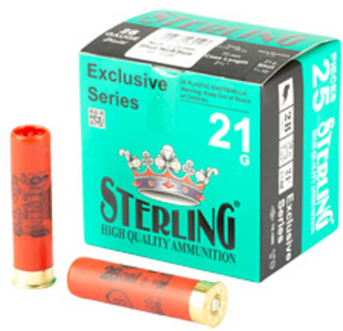 Sterling Exclusive Series 28 Gauge 2.75" #8 21 Grain 3/4 oz Shot 25 Round Box 8698779969127