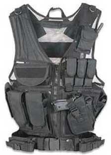 Global Military Gear Vest Black GMG-Tv1