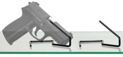Gun Storage Solutions Handgun Kikstands Vinyl coated Fits Guns As Small .22 Caliber 1 Per Stand Free Standing Black
