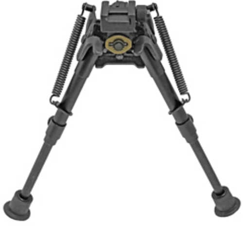 Harris Bipods S-Br2P Sb R2P Self Leveling Legs, Made Of Steel/Aluminum With Black Anodized Finish, 6-9" Vertical Adjustm
