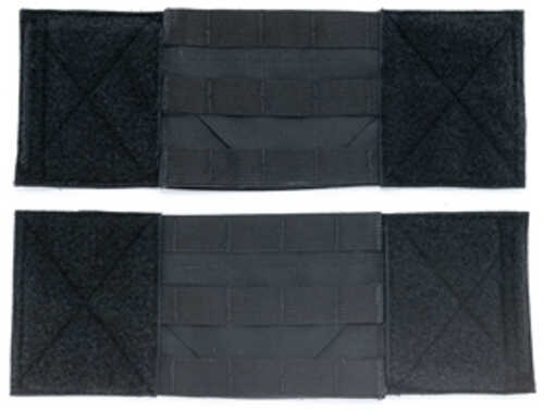 Haley Strategic Partners Thorax Cummerbund Pair Dual-layer Woven Elastic Molle Medium Black Tpc_cb-1-2md-blk