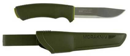 Morakniv Bushcraft Forest Knife Green 4.3" Blade and 9.1" Overall Length Box M-12356