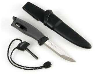 W/ Sheath 8.5 Clam Pack Swedish FireKnife Light My S-FK-Blk Knife Black 3000 Strikes