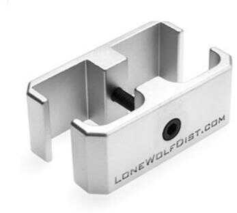 Lone Wolf Aluminum Magazine Coupler Satin Md: LWD-MagCoupler-BB