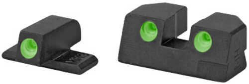 Meprolight Tru-Dot Fixed Tritium Sights Green/Green Fits Springfield XD 9MM/40S&W 0114103101