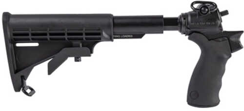 Mesa Tactical LEO Recoil Stock Kit Stock Black Features a lowered stock elevation allowing the use of iron sights or eve