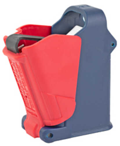 Maglula Up60US Lula Loader & Unloader Double & Single Stack Style Made Of Polymer With Red, White, And Blue Finish For 9