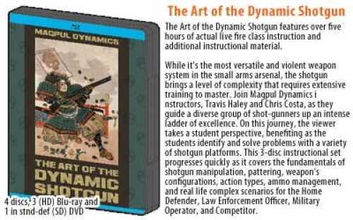 Magpul Industries DVD Art Of The Dynamic Shotgun Blue Ray 3 Disc Set DYN006