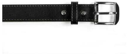 Magpul Industries Tejas El Original Gun Belt 1.5" Width Black Finish Bullhide Leather Exterior With Reinforced Polymer I