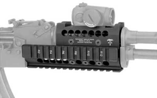 Midwest Industries Forearm for AK with Burris Fast Fire Topcover Black MI-AKH-BF
