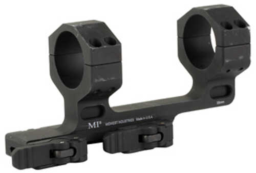 Midwest Industries Scope Mount 35mm Quick Detach 1.93" Height With 1.5" Offset Fits Picatinny Anodized Finish Blac