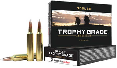 Nosler Trophy Grade 28 Nosler 160 Grain AccuBond 20 Round Box 60035