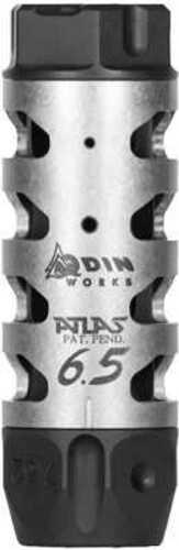 Odin Works Atlas 6.5 Muzzle Brake 6.5MM or 6MM Calibers 5/8-24 Threaded Stainless Steel MB-ATLAS-6.5