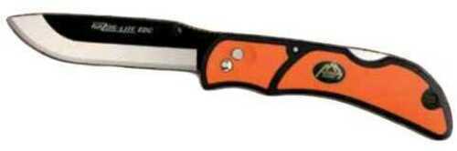 Outdoor Edge Razor EDC Lite Folding Knife Plain 3.5" Blades 420J2 Stainless Steel Orange and Black Handle Includes