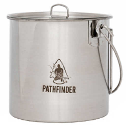 Pathfinder 64oz Bush Pot and Lid Set Stainless Steel