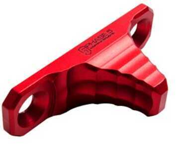 Phase 5 Weapon Systems Mini Hand Stop Compatible with M-LOK Rail Red Finish MHS-MLOK-RED