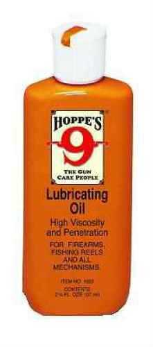 Hoppes Lubricating Oil - 2 1/4 Oz Squeeze Bottle High Viscosity Refined To Perfection For Use In Firearms Fishing