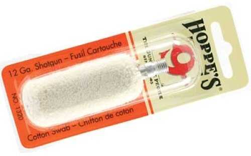 Hoppes Shotgun Cleaning Swab 12 Gauge 100% Cotton Swabs Are Soft, Washable And Will Not Scratch The Bore