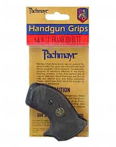 Pachmayr Grip Compact Fits S&W J Frame Round Butt Open Blackstrap 3254