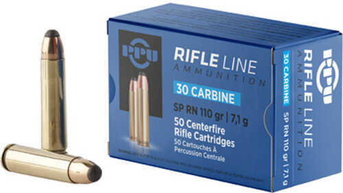 Prvi Partizan Standard Rifle 30 Carbine 110 Grain Soft Point 50 Round Box PP30S