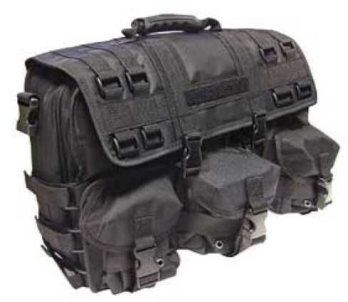 Peace Keeper SPOPCB Overnight Range Bag Tactical 600D Polyblend PVC Lining 17" x 12" 6" Black