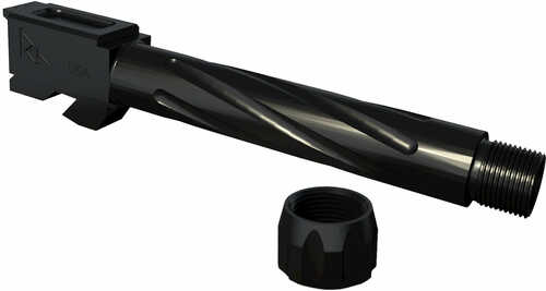 Rival Arms Ra20G412A Threaded Conversion Barrel Compatible With for Glock 22 9mm Luber 416 Stainless Steel Black PVD