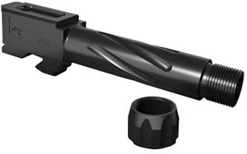 Rival Arms Ra20G602A Threaded V1 Compatible With for Glock 26 Gen3-4 Black PVD
