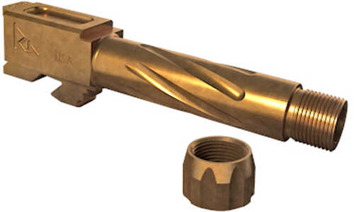 Rival Arms Ra20G602C Threaded V1 Compatible With for Glock 26 Gen3-4 Bronze PVD