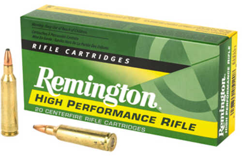 Remington High Performance 22-250 55 Grain Pointed Soft Point 20 Round Box 21311